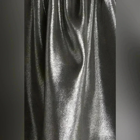 WAYF XJourdan Sloane Selena Metallic Babydoll Halter Top - Picture 5 of 8